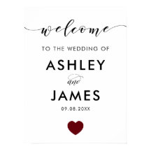 歓迎結婚サイン、グリーティングサイン、ブルゴーニュ