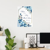 歓迎結婚サイン ポスター (ホームオフィス)