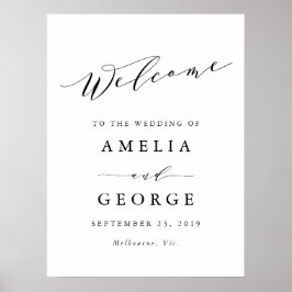 歓迎結婚サイン ポスター