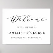 歓迎結婚サイン ポスター (正面)