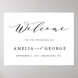 歓迎結婚サイン ポスター