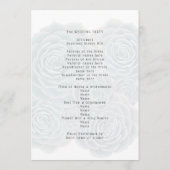 歓迎結婚授与式 プログラム (裏面)