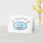 歓迎雲 カード (黄色い花)