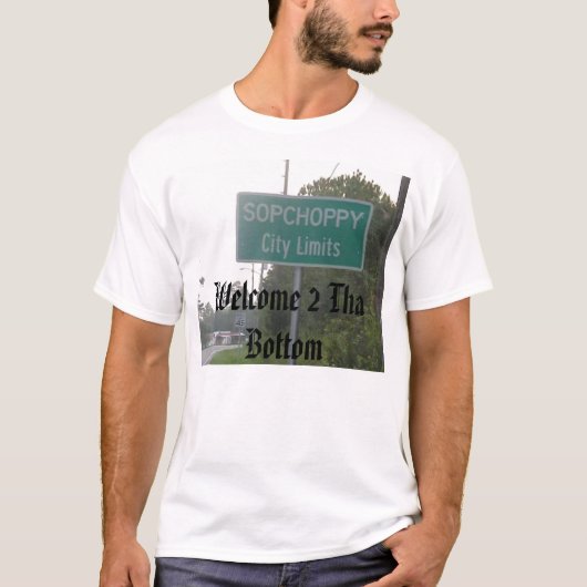 歓迎2のthaの最下のTシャツ Tシャツ (正面)