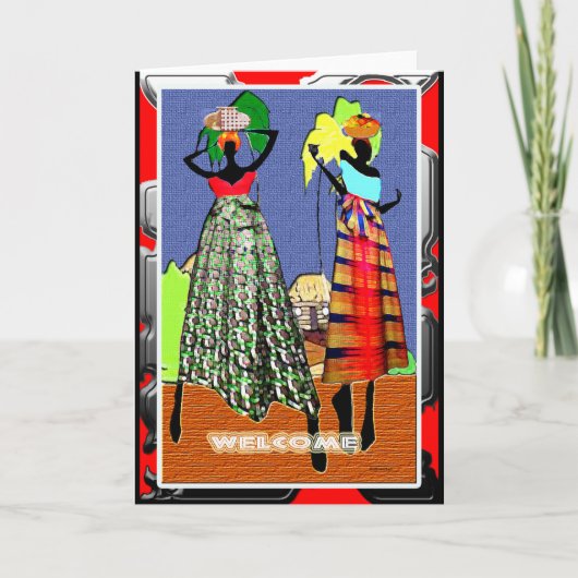 歓迎 カード (正面)