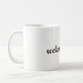 歓迎 コーヒーマグカップ (左)