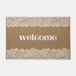 歓迎 ドアマット