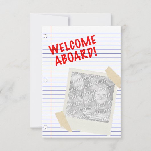 歓迎 招待状 (正面)