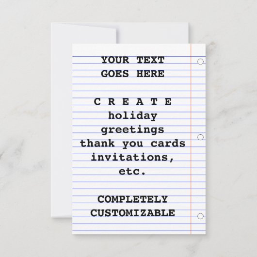 歓迎 招待状 (裏面)