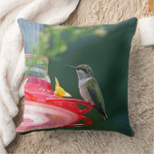 止まったハチドリ クッション (ブランケット)