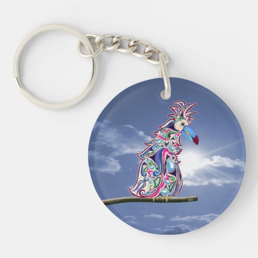 止まった キーホルダー (正面)