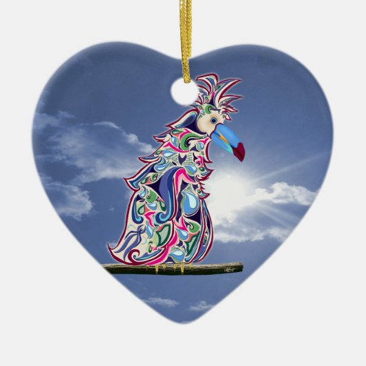 止まった セラミックオーナメント (正面)