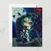 「止まって座って何もなし」はがき ポストカード (正面/裏面)