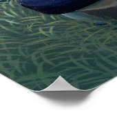 止まって座って何もアートプリントの妖精 ポスター (角)