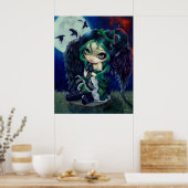 止まって座って何もアートプリントの妖精 ポスター (キッチン)