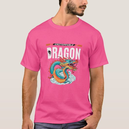 止まらないドラゴンTシャツ Tシャツ (正面)