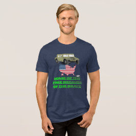 止まらないベテラン トライブレンドTシャツ