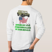 止まらないベテラン Tシャツ (裏面)