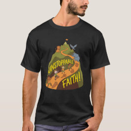 止まらない信仰の冒険 - 子供たちの自然の山 Tシャツ
