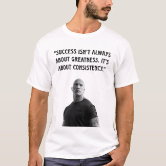 止まらない力 - ドウェイン・ジョンソン思考 💪 Tシャツ