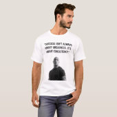 止まらない力 - ドウェイン・ジョンソン思考 💪 Tシャツ (正面フル)
