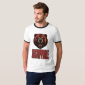 止まらない怒号グリズリー Tシャツ (正面フル)