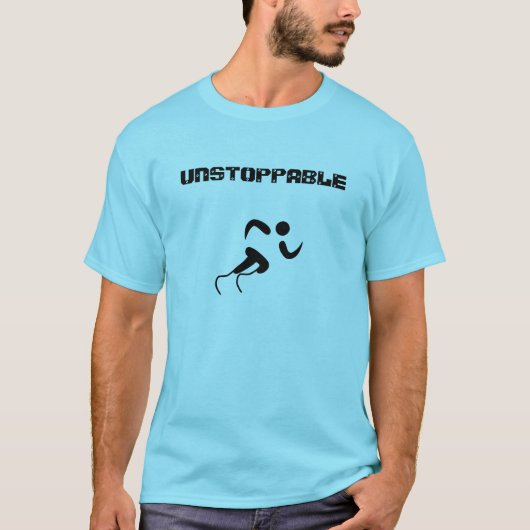止まらない男のTシャツ Tシャツ (正面)