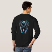 止まらない – ワニ オーシャン Tシャツ (裏面フル)