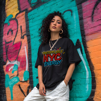 止まらないNYCのエネルギー Tシャツ