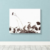 止まり木ハミングバード14x11キャンバスプリント キャンバスプリント (インサイチュ (ウッドフロア))