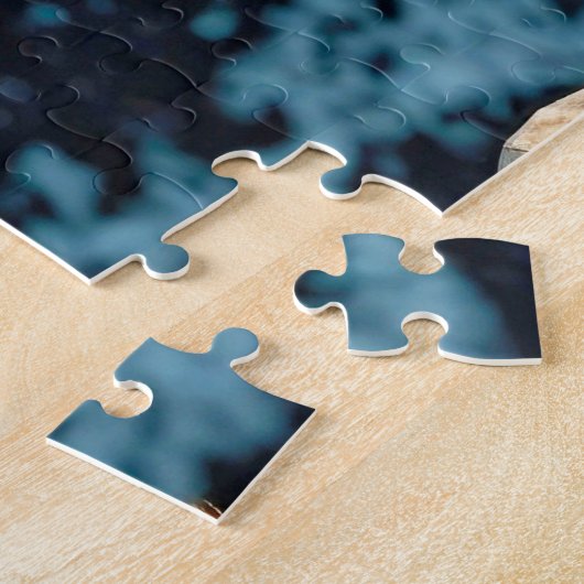 止まり龍イラストレーション ジグソーパズル (側面)