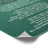 止めやめ- 8"x10"ポスター ポスター (角)