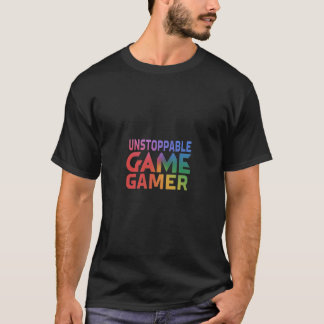 止められないゲーマー Tシャツ