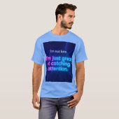 止められないネオンボルトティーY2Kエネギー落下 Tシャツ (正面フル)