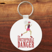 止められない危険 キーホルダー (正面)