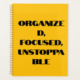 止められない女性プランナー – モチベーション&フォーカス プランナー手帳