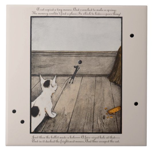 止められない弾丸のヴィンテージは穴を宝する タイル (正面)