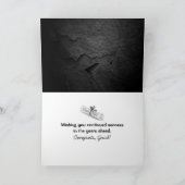 止められない文字卒業祝いを続ける カード (内部)