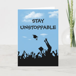 止められない文字卒業 カード