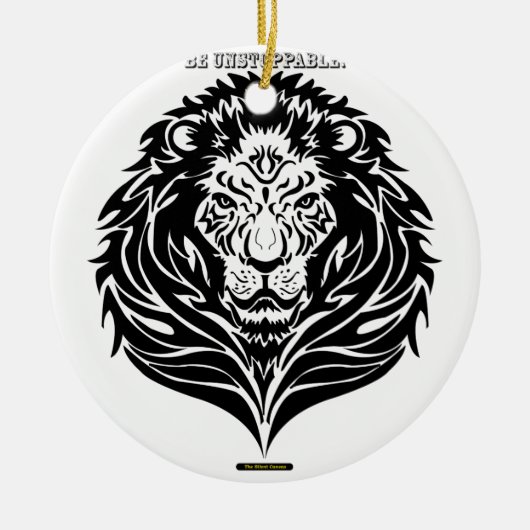 止められない王 セラミックオーナメント (正面)