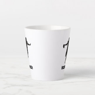 止められない白いマグカップ カフェラテマグ