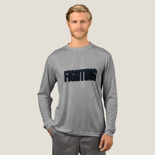 止められない精神保：前へ進む トライブレンドＴシャツ (正面全体)