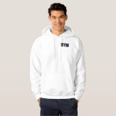 止められない：やる気を起こさせるジムデザイン パーカ (正面フル)