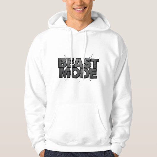 止められない：やる気を起こさせるジムデザイン パーカ (正面)