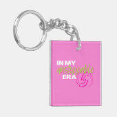 止められない、私の止められない時代には、名門私立校風のピンク キーホルダー (正面左)