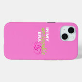 止められない、私の止められない時代には、名門私立校風のピンク Case-Mate iPhoneケース (裏面 (横))