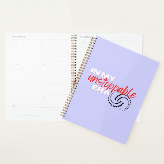 止められない、私の止められない時代 プランナー手帳 (ディスプレー)