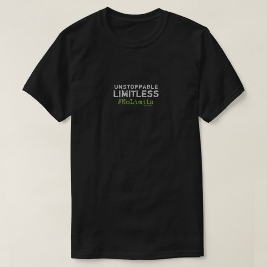 止められない#NoLimitsの刺激の人のTシャツ Tシャツ (デザイン正面)