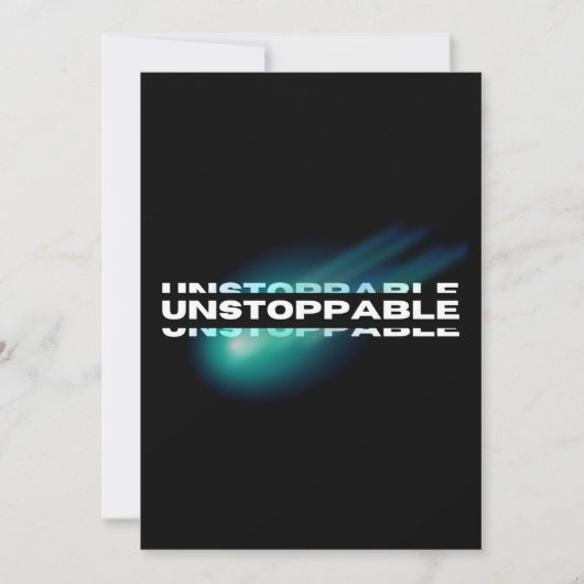 止められなやる気を起こさせるい，感動的 シーズンカード (正面)