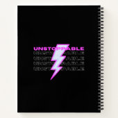 止められなやる気を起こさせるい,感動的 ノートブック (裏面)